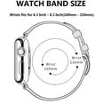 thumbnail image 6 of Circoclve Leather Band for Apple Watch 49mm 45mm 42mm 44mm,Genuine Leather Replacement Bracelet Strap for iwatch Series 9 8 Ultra 7 6 5 4 3 2 1 SE Gilr Women Men - Ebony, 6 of 6