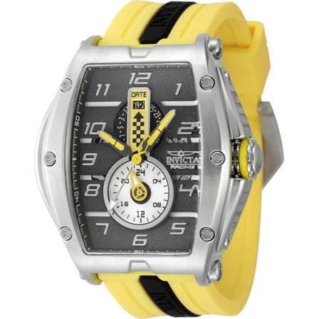 Invicta 47383 Men's Invicta Racing Yellow and Black Strap Watch
