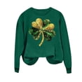 thumbnail image 5 of Uootdi Oversized St Patricks Day Sweatshirts for Women Irish Saint Pattys Shamrock Crewneck Long Sleeve Shirts Holiday Trendy Pullover Tops Gift, 5 of 7