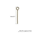 thumbnail image 2 of 500Pcs Eye Pins Jewelry Findings Eye Pins 18mm Iron Eye Pins for Jewelry Making 21 Gauge Bronze, 2 of 6