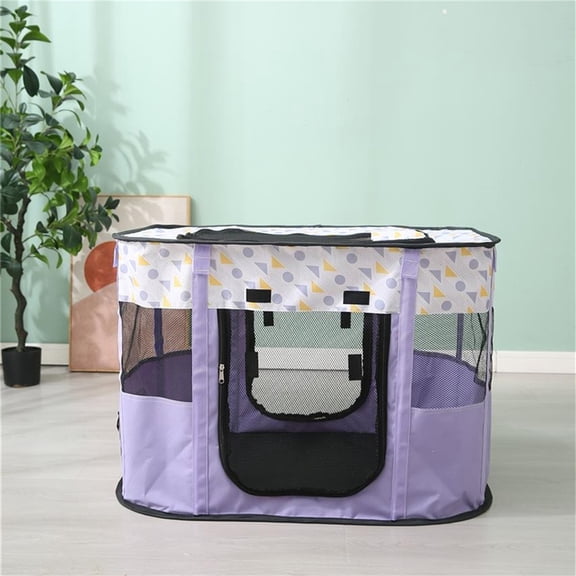 Portable Pet Playpen, Foldable Dog/Cat Playpen,Pet Travel Breathable Bed,Indoor and Outdoor Sports Fence Dog Tent Puppy Playground