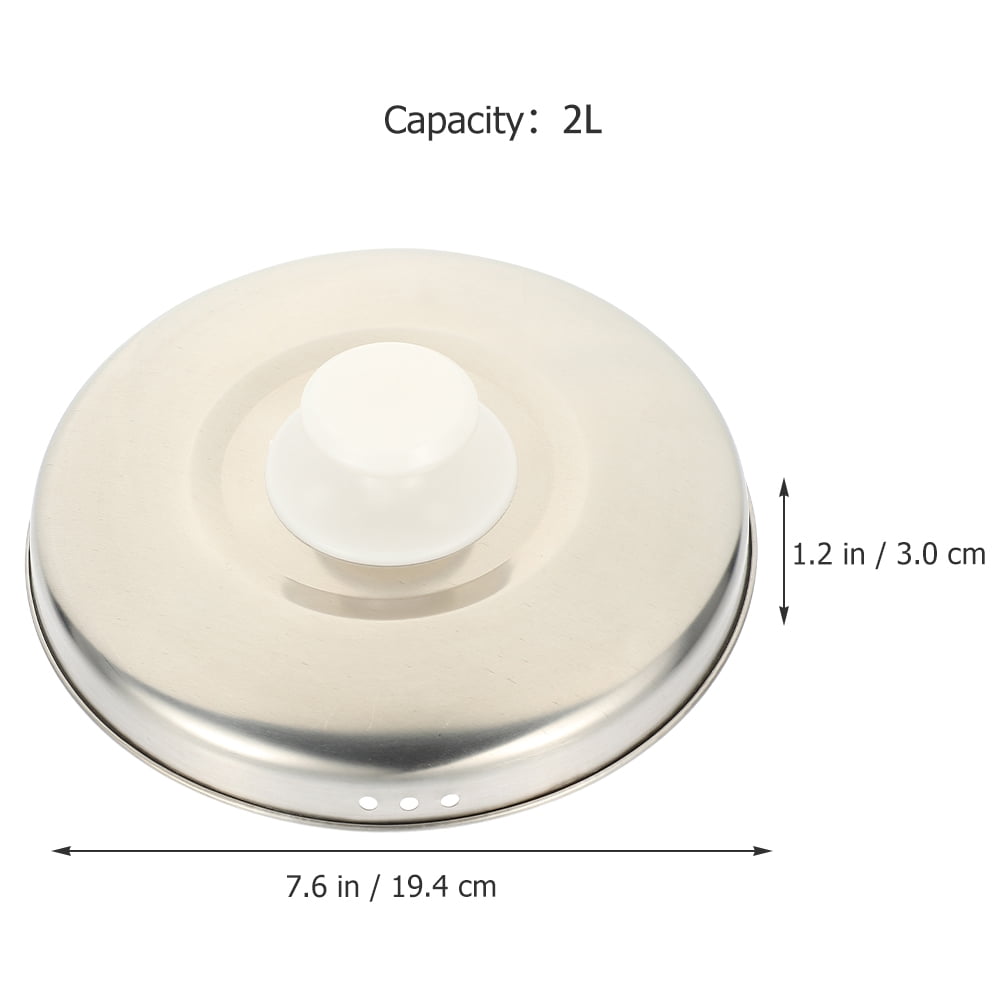 Rice Cooker Lid Metal Rice Cooker Cover Rice Pans Lid Reusable Cooker Cover  Anti-scald Pot Cover 