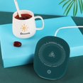 thumbnail image 3 of Posavasos con calefacción de taza de 55 grados Sensor de gravedad automático Oficina en casa Calentador de tazas Alfombrilla de almohadilla, 3 of 7