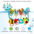 thumbnail image 6 of Cute Car Seat Toys for Babies 0-6 Months, Spiral Stroller Toy with Crinkle, Teether, Music Box, Rattle, BB Squeaker for 0 3 6 9 12 Months Babies Infant Boys Girls Gifts, 6 of 6