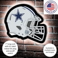 thumbnail image 5 of Evergreen Dallas Cowboys LED Lighted Sign Clear, 5 of 5