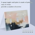 thumbnail image 3 of Yayeee Toggle Light Switch Wall Plate 3-Gang 6.37"x4.48" Decorative Outlet Cover, Abstract Landscape, 3 of 7