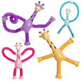 thumbnail image 2 of Juguetes de ventosa para niños, tubos Pop, alivio del estrés, jirafa telescópica, juguetes sensoriales de fuelle, juguete antiestrés para apretar, 2 of 4