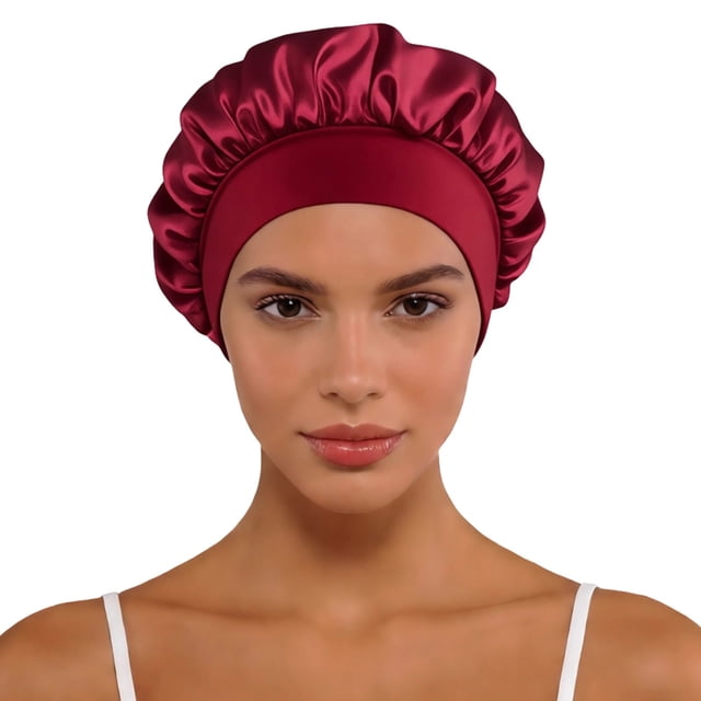 Bucket Hat For Home And Leisure With Satin Wide Brim Classic Style Suitable For All Seasons Travel Sleep Cap Fashion Accessory