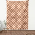 thumbnail image 4 of Ambesonne Animal Print Fabric by the Yard Upholstery, Giraffe Skin Drawing, 5 Yards, Cinnamon and Pale Peach, 4 of 5