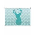 thumbnail image 2 of Sun Shade Sail 8x10Ft Elk on Morocco Cyan Gradient Background Uv Block Sunshade Canopy Outdoor Shade Cover Rectangle Shade Cloth For Patio Garden Yard Deck Pergola, 2 of 6