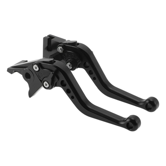 Short Brake Clutch Levers for Triumph Trident 660 2021-2024 6 Positon Adjustable Motorcycle Handlebar Brake Lever Aluminum Alloy Solid Black 1 Pair