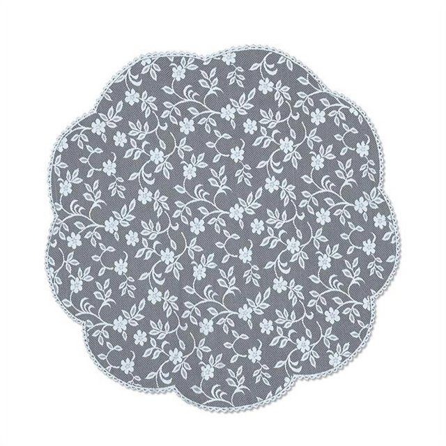 Heritage Lace JM-4200S Jasmine 42 in. Round Topper, Sky