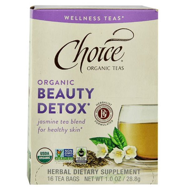 Choice Organic Teas Wellness Teas Teas, Organic, Beauty Detox, 16 Ct