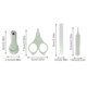 thumbnail image 3 of Esmalte de uñas para bebés 4 en 1 con dibujos animados, esmalte portátil para bebés con un simpático búho, para recién nacidos, bebés y niños pequeños, 3 of 8