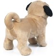thumbnail image 3 of Muñeco de peluche Roseauroma Brown Pug Dog 30 cm, 3 of 7