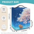 thumbnail image 6 of ZIATUBLES Ice Cream Maker Cover Polyester Fabric Kitchen Appliance Dust Cover Stain Resistant Kitchen Countertop Decor Accessory, 15.35" x 9.84" x 18.11", Guinea Pig Cherry Blossom Tree Print, 6 of 6