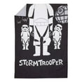 thumbnail image 2 of Disney Star Wars Storm Trooper Black & White 4Piece Toddler Bedding Set, 2 of 8