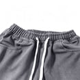 thumbnail image 3 of Men's Baggy Denim Pants Y2K Wide Leg Jeans Casual Loose Fit Drawstring Elastic Waist Skater Trousers Hip Hop Streetwear Relaxed Lounge Pants, 3 of 4