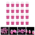 thumbnail image 3 of SHISUYAN Professional Nail Soaker Caps in Pink Silicone for Daily Use 20 Pcs, 3 of 8