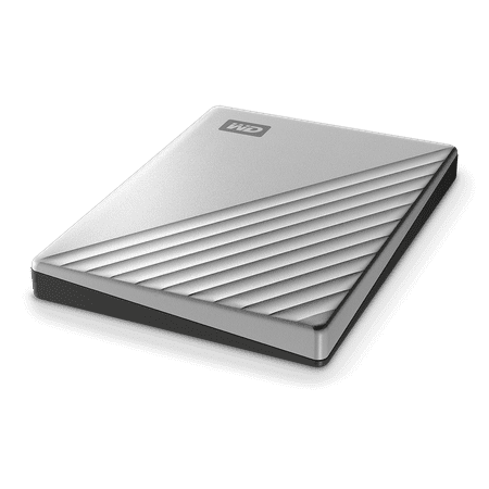 WD - My Passport Ultra 2TB External USB 3.0 Portable Hard Drive - Silver