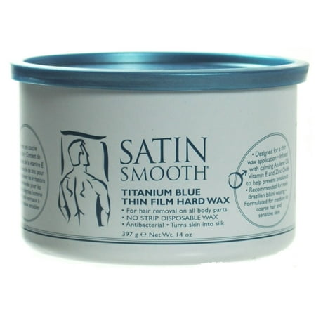 SATIN SMOOTH WAX TITANIUM 14 OZ (The Best Waxing Products)
