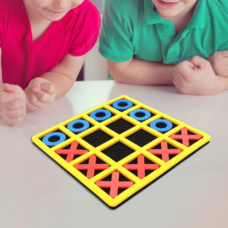 HeroNeo Board Games Tic Tac Toe Fun Family Games to Play in Box Strategy  Board Games for Families to Challenge Brain Games 