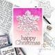 thumbnail image 3 of Navidad copo de nieve hierba pájaro gracias discurso 2023 nuevos troqueles de corte de Metal plantilla de sellos diario de recortes decoración en relieve, 3 of 4