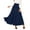Navy, variant on Lokdsa Clearance Skorts for Woman Women'S Elegant High Waist Skirt Tie Front Pleated Maxi Skirts High Waisted Skirts for Women Purple