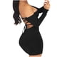 thumbnail image 1 of Vestido de Carpeta Off Shoulder Vestida Sin Espalda Ajusta Ajustada Sin Tirantes Sin Tirantes Odeerbi ODB113009, 1 of 6