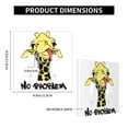 thumbnail image 3 of PAYOHTO Toggle Light Switch Wall Plate Cool Giraffe Double Switch Cover Standard Size 2-Gang 4.50" x 4.5" Unbreakable Polycarbonate Thermoplastic, 3 of 6