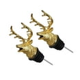 thumbnail image 4 of CheAAlet Stainless Steel Liquor Wine Bottle Pourer With Leak-Proof Control - Elegant Deer Head Design for Bars, Restaurants, and Homes Gold, 4 of 4