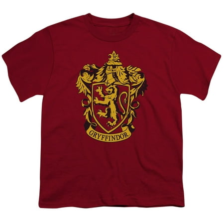 Harry Potter Gryffindor Crest Big Boys Youth Shirt - Walmart.com