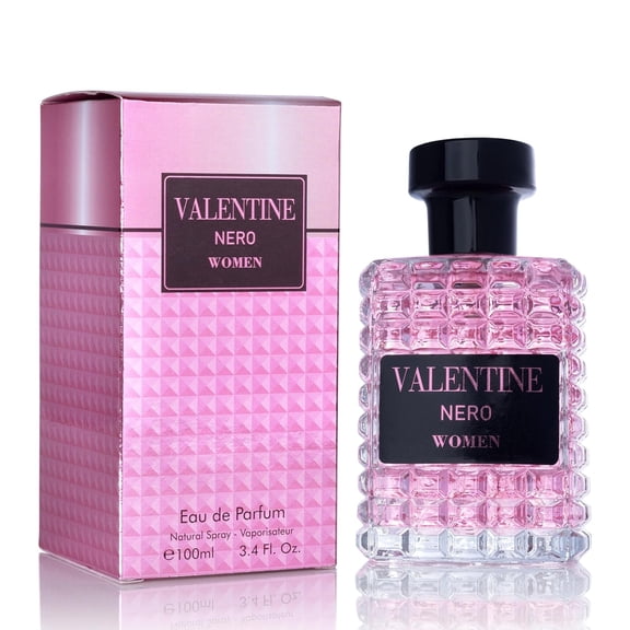 Urban Collection Valentine Nero Eau De Parfum for Women, 100ml – Amber Floral Scent with Jasmine, Vanilla & Woods