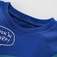 thumbnail image 4 of Tfken Toddler Boys T Shirts Size 3-4 Years Shrk Print Short Sleeve Summer Casual Crew Neck For Toddlers Boy Tops Blue, 4 of 8