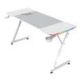 thumbnail image 2 of Escritorio Gamer BALAM RUSH OLYMPUS SPOT GLOW MRX6000 Ergonomico Estructura Z Hasta 100kg RGB Tapete XXL + Porta Vaso + Porta Diadema Blanco BR-941402, 2 of 4