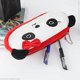 thumbnail image 4 of Creativo, Feliz, Animal, Oso, Rana, Cara, Fruta, Fresa, Sandía, Suave, Relleno, Superficie, Ropa, Cremallera, Estuche, Bolsa, Estuche, Sandía, Rojo, 4 of 5