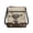 Beige and Brown - Schnauzer Paw, variant on Golden Retriever Print Cross Body Handbags Sunflower Print Messenger-Bag for Women PU Leather Crossbody Shoulder Bag with Adjustable Strap