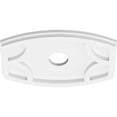 thumbnail image 2 of 12"W x 8"H x 2"ID x 6 1/2"C x 1"P Kailey Architectural Grade PVC Contemporary Ceiling Medallion, 2 of 11