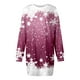 thumbnail image 3 of Vestidos de Mujer Vestido Casual de Manga Larga Con Cuello Redondo y Estampado Navideño de Moda de Otoño E Invierno Para Mujer, 3 of 3