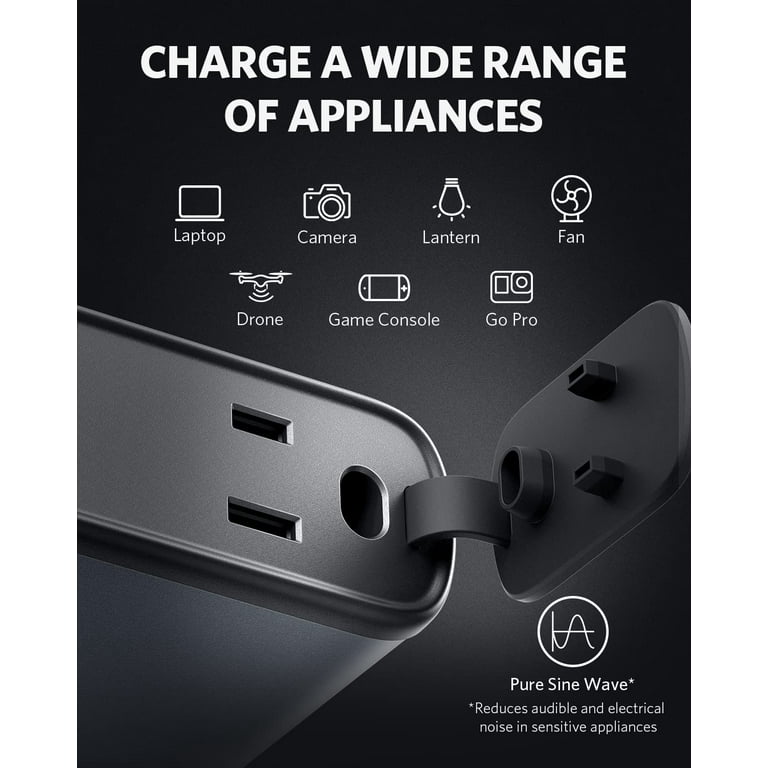 Anker Powerhouse 90, 87.6Wh Charger with 100W AC, 45W USB-C for