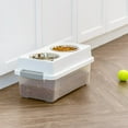 thumbnail image 2 of IRIS 13 Lbs. Airtight Pet Food Container | Dog - Cat Food Storage Bin | Treat Box with Bowls, 2 of 5