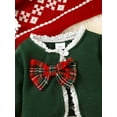 thumbnail image 5 of Mikrdoo Baby and Toddler Girl Dress and Cardigan 2pc Christmas Set, Red Plaid, 18-24 Months, 5 of 9