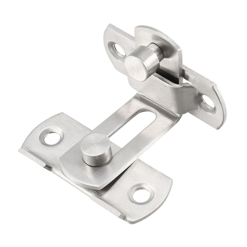 Uxcell 50x43x31mm 201 Stainless Steel 90 Degree Flip Door Latch Hasp