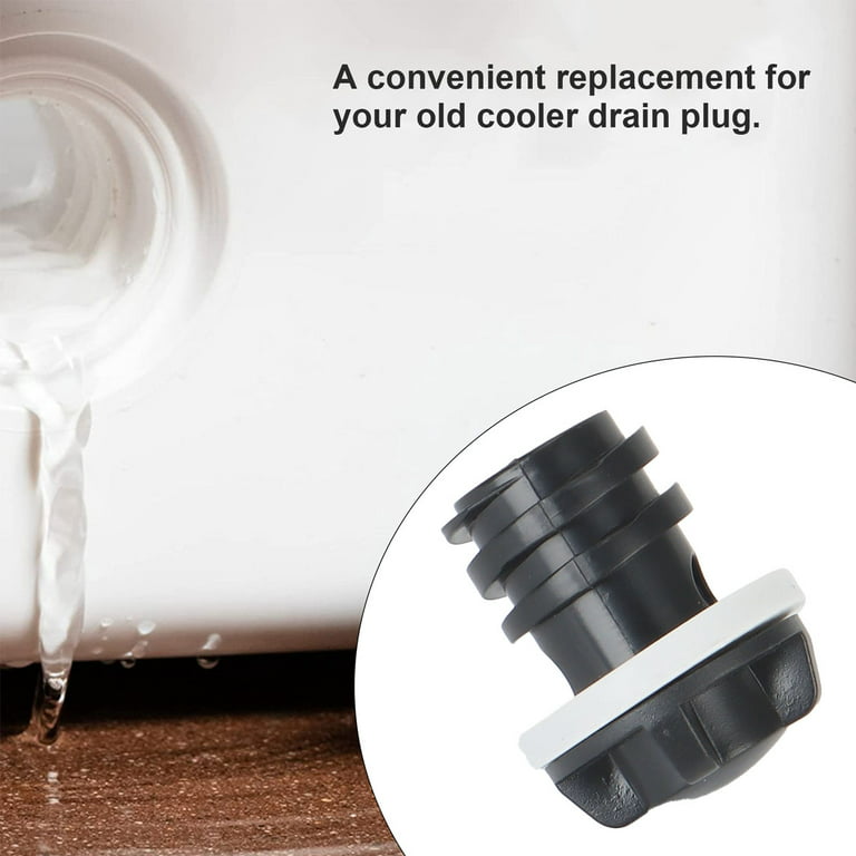 2PCS Cooler Drain Plug Leak-Proof Accessories for RTIC Cooler for YETI  Cooler