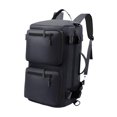 thumbnail image 2 of Segolike Portable Travel Backpack Knapsack with Shoes Compartment for Outdoor Activities Black, 2 of 8