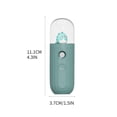 thumbnail image 2 of Black&friday Deals 2024,Face, Portable Mini Face, Handheld Face, Portable Cool Eyelash Atomizer Moisturizing Spray,Cyber and Monday Deals 2024,PENDANE,Plastic,Green, 2 of 5
