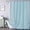Blue, variant on Green Scalloped Shower Curtain Small Stall 36 W x 72 H Inch, Cute Sage Green Shower Curtains Aesthetic Preppy Boho Waterproof Fabric Bath Bathroom Decor with Metal Hook