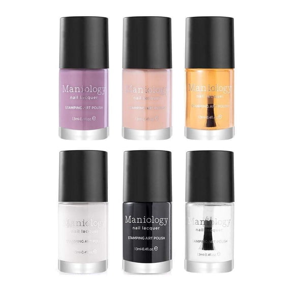 Maniology Not Your Basic Bundle: 6-Piece Top Coat, Base Coat & Polish Set 100% Original Product.
