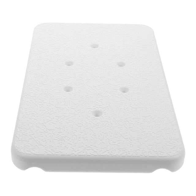 Mobutofu 1Set White PE Seat Board for Shower and Bath Chair Use at Home and Travel