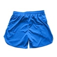 thumbnail image 3 of Men's Mesh Shorts Baggy Comfort Cotton Gym Shorts Quick-Dry Workout Training Shorts with Drawstring Blue#2 S, 3 of 3